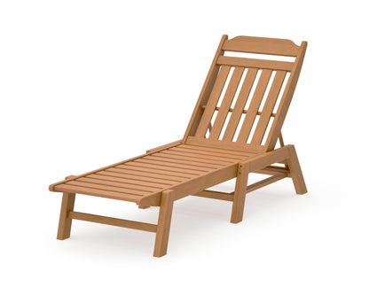 POLYWOOD Cottage Chaise in Natural