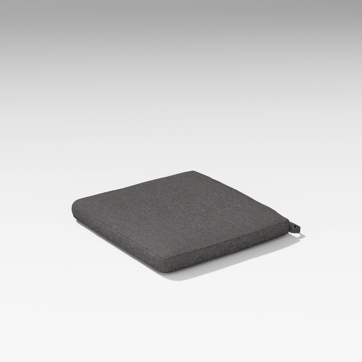 POLYWOOD Elevate Dining Chair Quick-Dry Seat Pad in Ash Charcoal