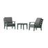 POLYWOOD Savannah 3-Piece Deep Seating Set in Green