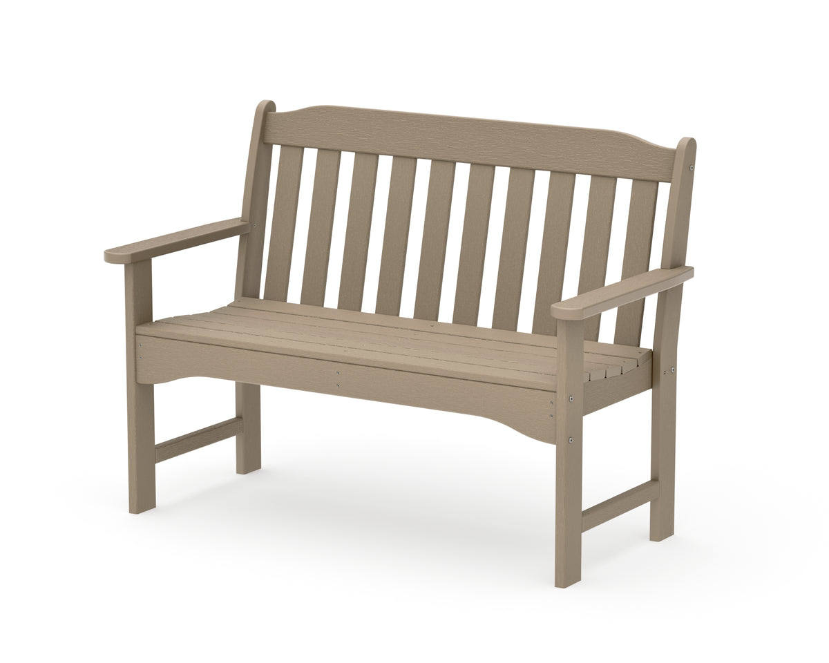 POLYWOOD Country Living 48" Garden Bench in Vintage Sahara