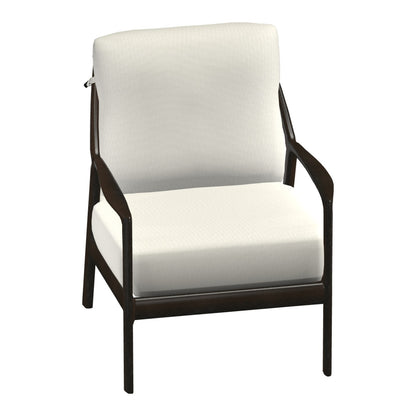 Castelle Berkeley Cushioned Lounge Chair in Antique Auburn frame finish (3D render)