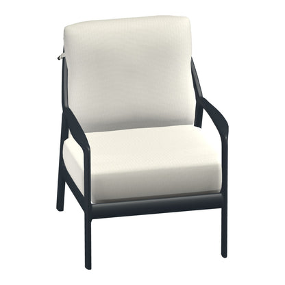 Castelle Berkeley Cushioned Lounge Chair in Cobalt frame finish (3D render)