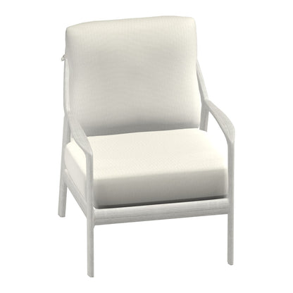 Castelle Berkeley Cushioned Lounge Chair in Restoration Ivory frame finish (3D render)