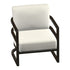 Castelle Gala Cushioned Lounge Chair in Antique Auburn frame finish (3D render)