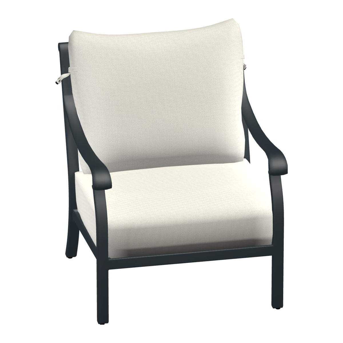 Castelle Madrid Cushioned Lounge Chair in Cobalt frame finish (3D render)