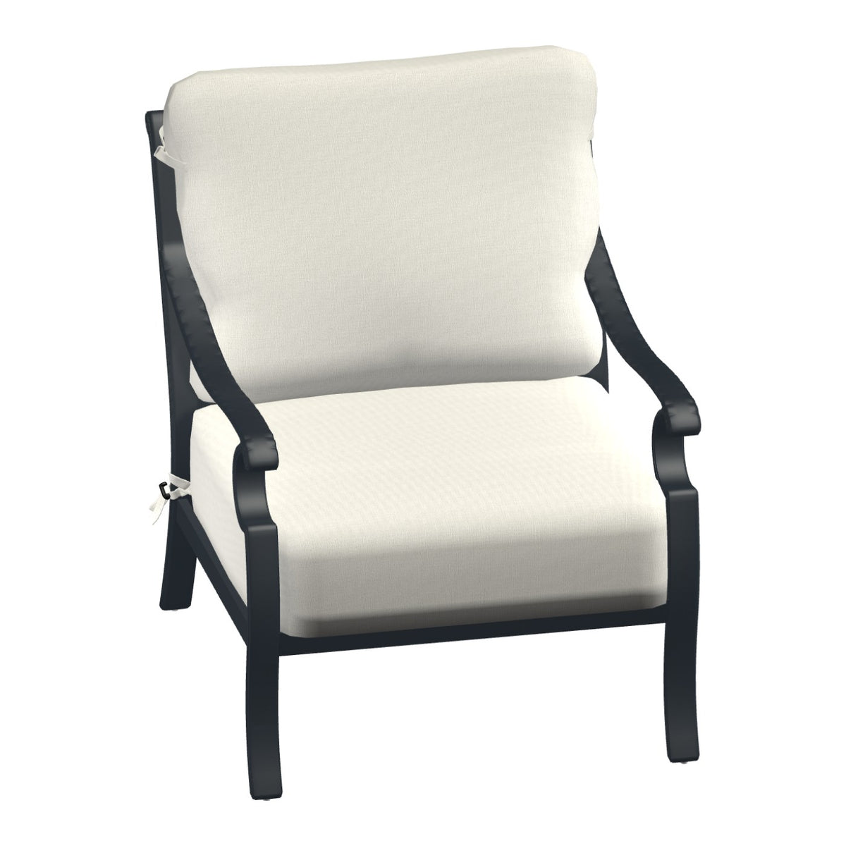 Castelle Monterey Cushioned Lounge Chair in Cobalt frame finish (3D render)