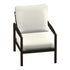Castelle Preston Cushioned Lounge Chair in Antique Auburn frame finish (3D render)