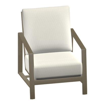 Castelle Prism Cushioned Lounge Chair in Jasmine frame finish (3D render)