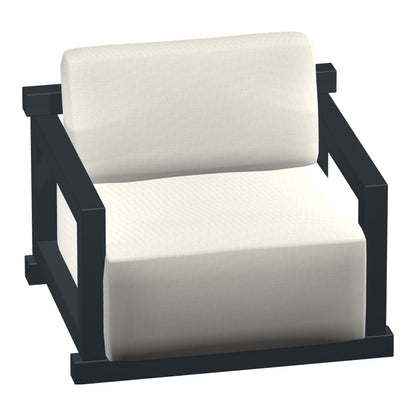 Castelle Talon Cushioned Lounge Chair in Cobalt frame finish (3D render)