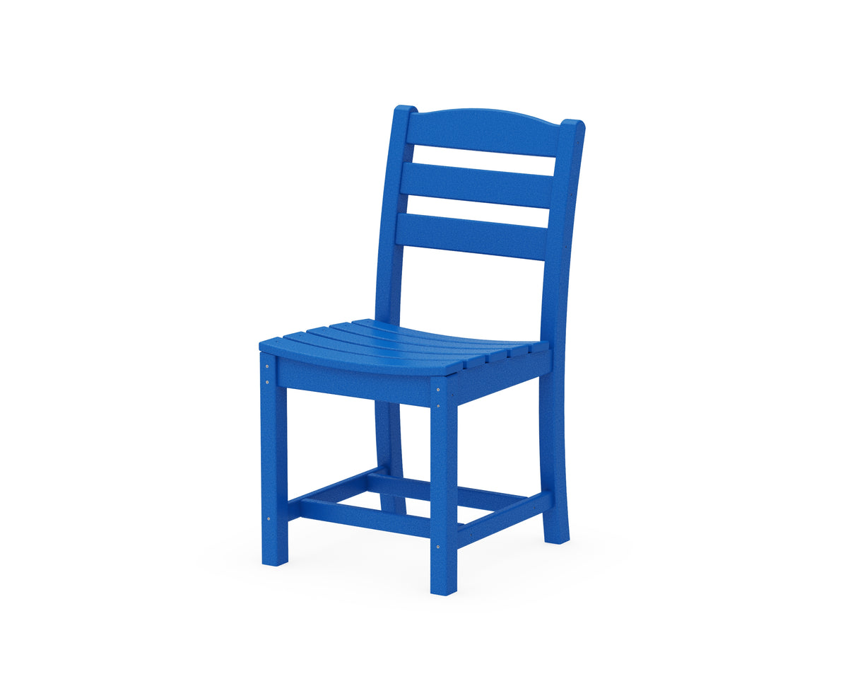 POLYWOOD La Casa Café Dining Side Chair in Pacific Blue