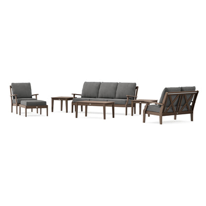 POLYWOOD Braxton 7-Piece Deep Seating Set in Kona