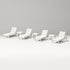 POLYWOOD PW Designer Series Latitude 7-Piece Lounge Chaise Set in Vintage White