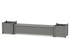 POLYWOOD 72" Nautical Straight Planter Storage Bench Set - Large in Slate Grey
