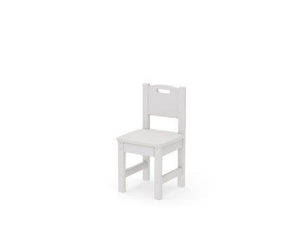 POLYWOOD Toddler Dining Chair in Vintage White