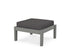 POLYWOOD Deep Seating Ottoman in Slate Grey / Ash Charcoal