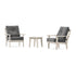 POLYWOOD Mission 3-Piece Deep Seating Set in Sand