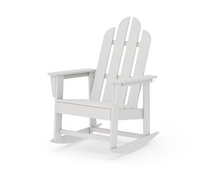 POLYWOOD Long Island Rocking Chair in Vintage White