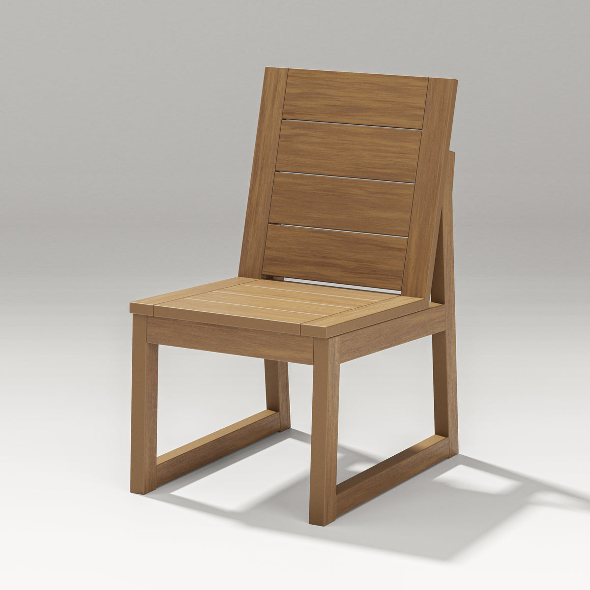 POLYWOOD Elevate Dining Side Chair in Natural