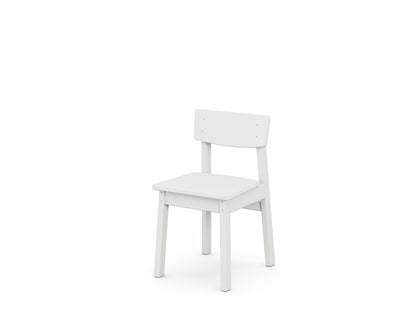 POLYWOOD Kids Modern Studio Dining Chair in White