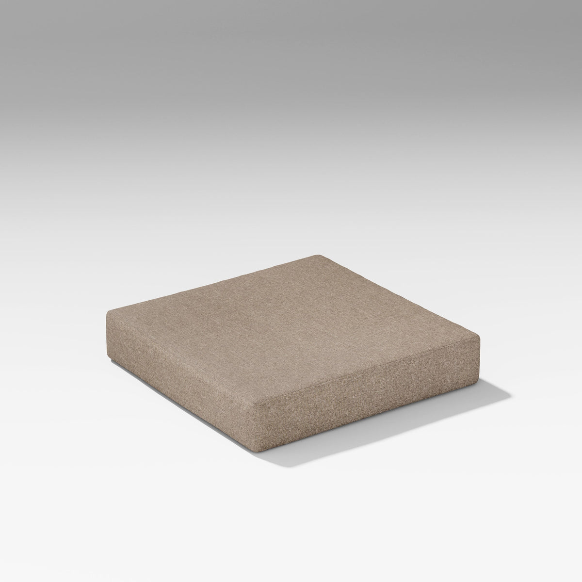 POLYWOOD PW Designer Series Latitude Modular Ottoman Seat Cushion in Spiced Burlap