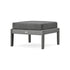 POLYWOOD Cottage Deep Seating Ottoman in Slate Grey / Ash Charcoal