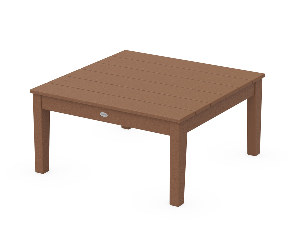 POLYWOOD Newport 36" Conversation Table in Teak