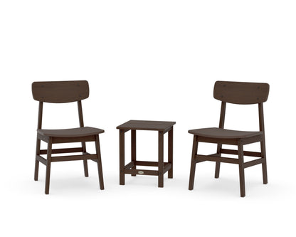 POLYWOOD Modern Studio Urban Chair 3-Piece Seating Set in Kona