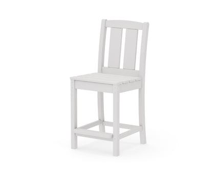 POLYWOOD Mission Counter Side Chair in Vintage White