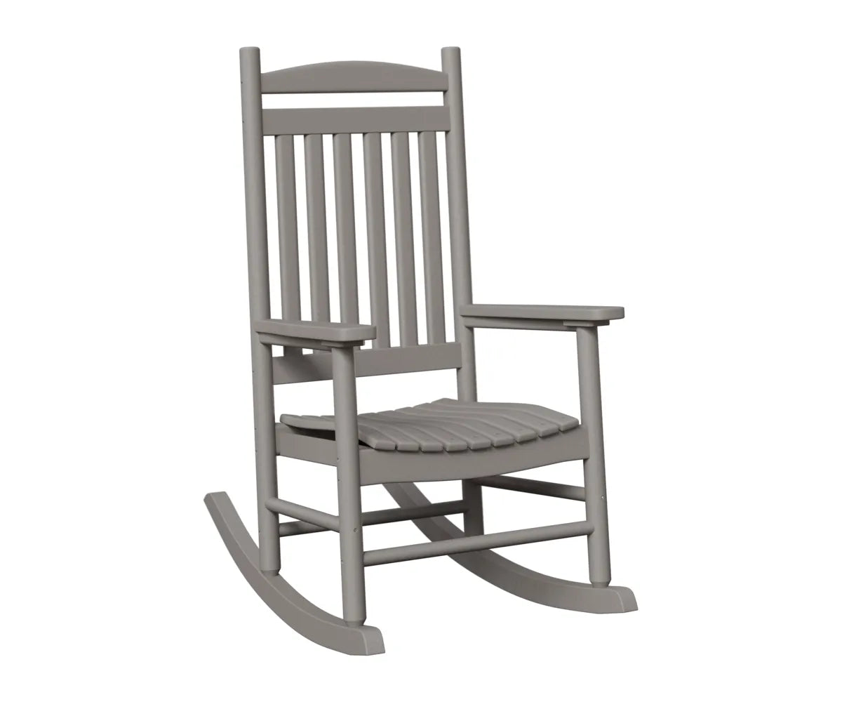Berlin Gardens Porch Rocker in Light Gray