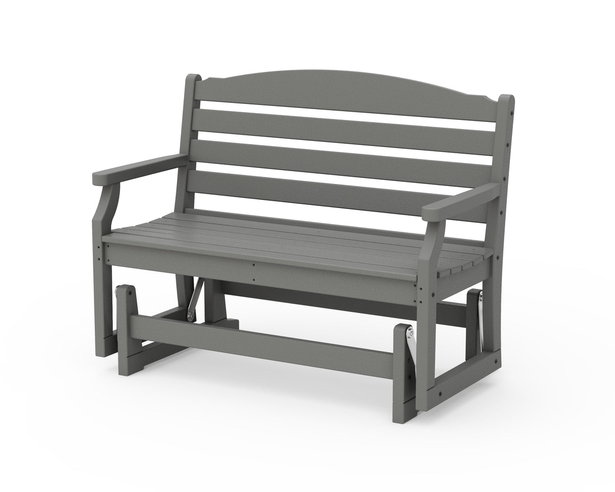 POLYWOOD Savannah 48" Glider in Slate Grey