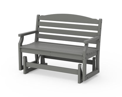 POLYWOOD Savannah 48" Glider in Slate Grey