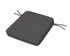 POLYWOOD Acadia Dining Arm Seat Cushion in Ash Charcoal