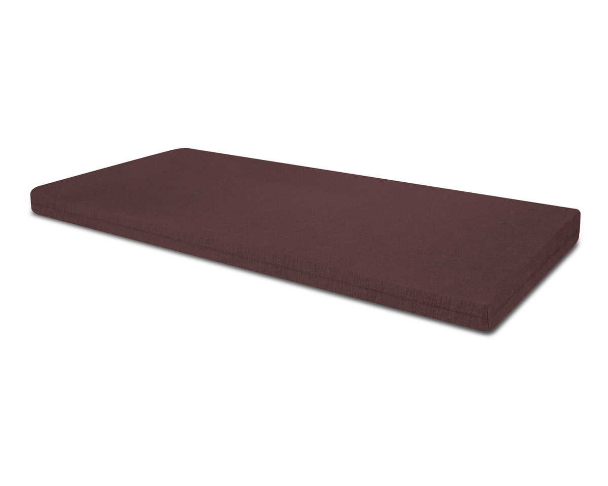 POLYWOOD Bench Seat Cushion - 17.5"D x 57.5"W x 2.5"H in Cast Currant