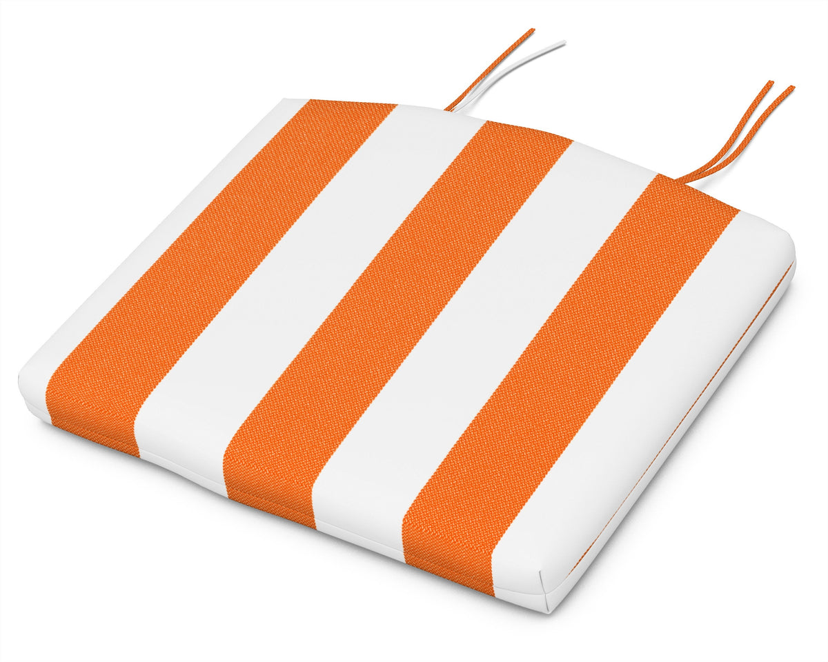 POLYWOOD Standard Seat Cushion 18.5"D x 24"W x 2.5"H in Montdor Mango