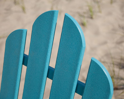 Feature close-up of the POLYWOOD Long Island Rocking Chair in Aruba