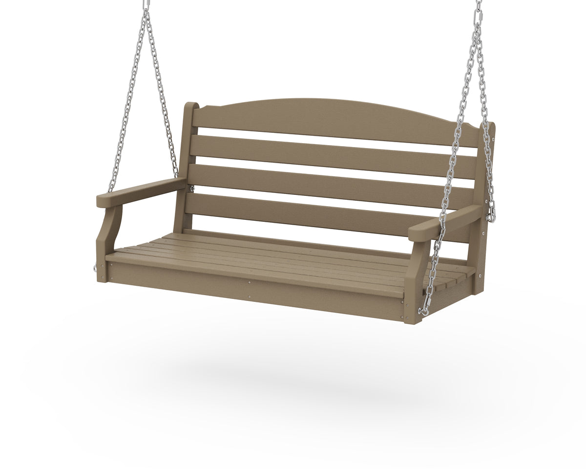 POLYWOOD Savannah 48" Swing in Vintage Sahara