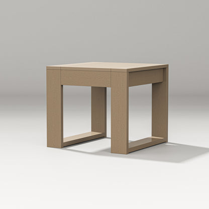 POLYWOOD Latitude End Table in Vintage Sahara