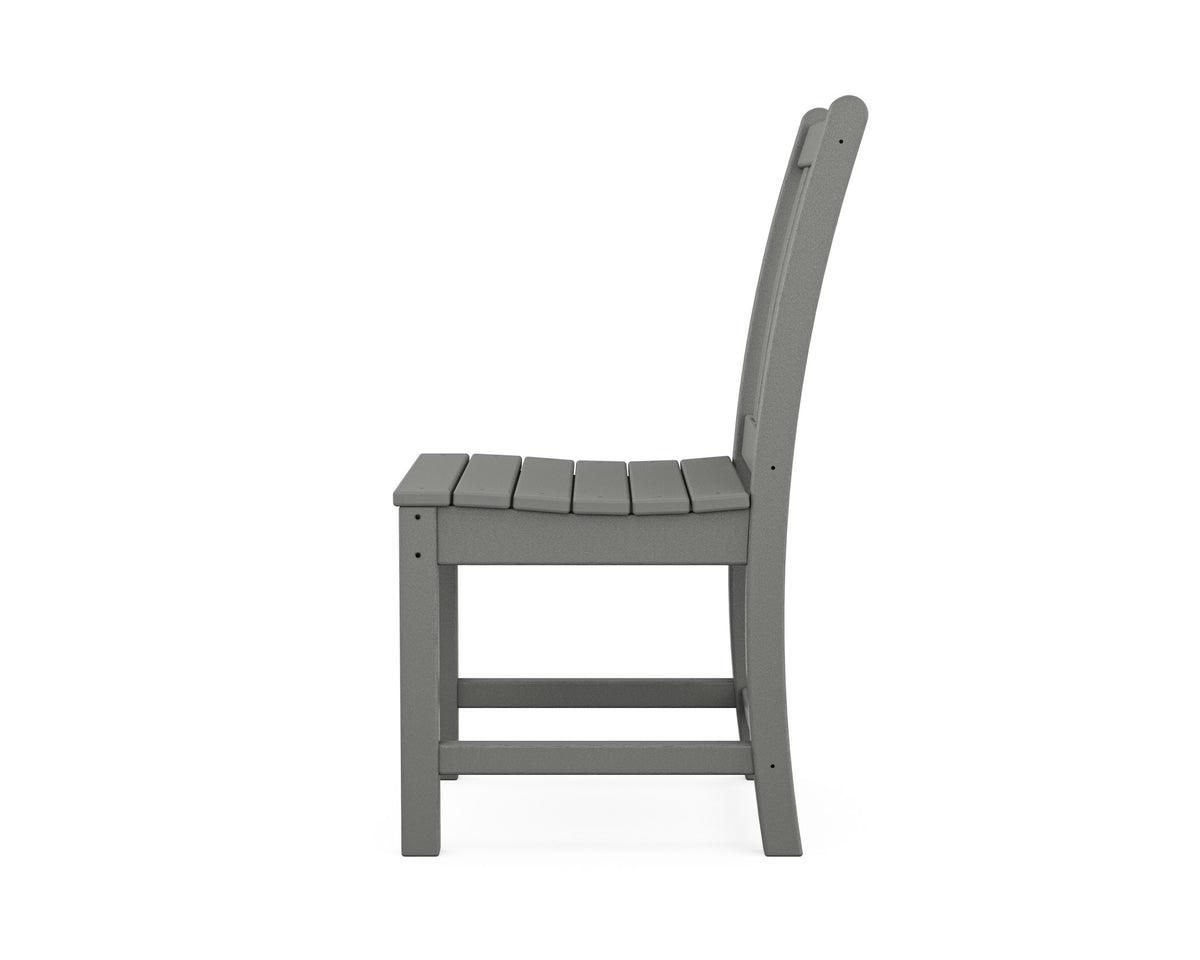 POLYWOOD Traditional Garden Dining Side Chair angle view