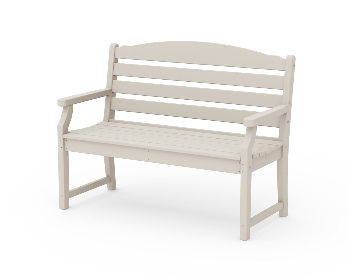 POLYWOOD Savannah 48" Bench in Sand