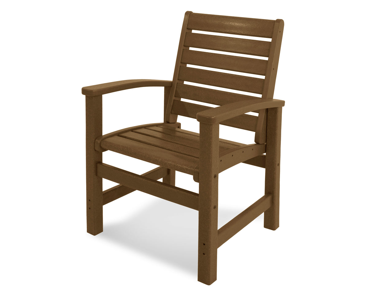 POLYWOOD Signature Dining Chair in Teak