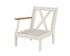 POLYWOOD Braxton Modular Left Arm Chair Frame in Sand / Natural
