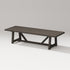 POLYWOOD PW Designer Series 120" A-Frame Dining Table in Vintage Coffee