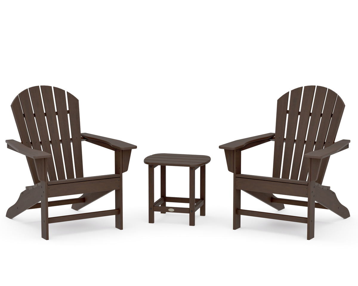 POLYWOOD South Beach Adirondack 3-Piece Set in Kona
