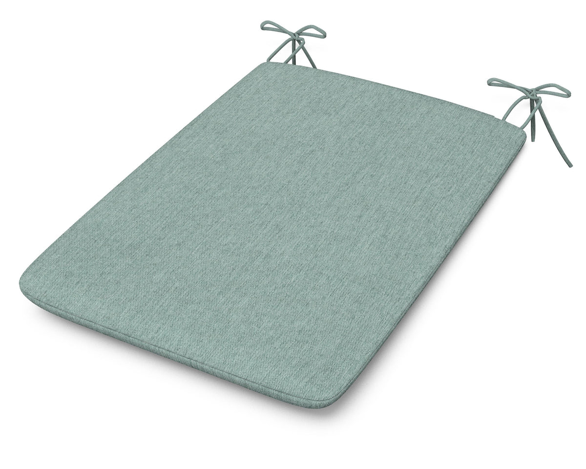 POLYWOOD 1100 Plaza Seat Pad in Glacier Spa
