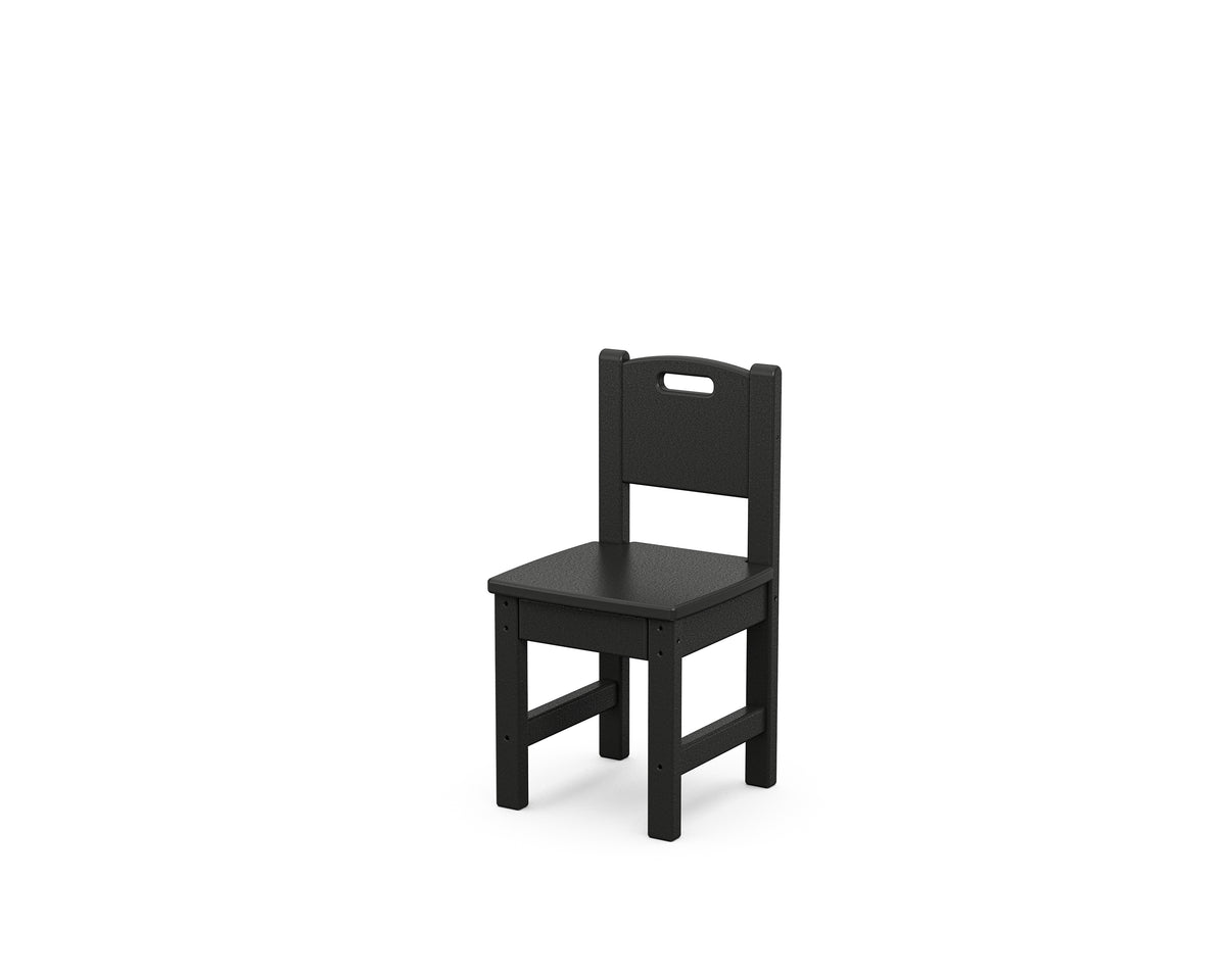 POLYWOOD Toddler Dining Chair in Black
