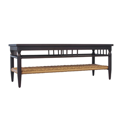 Lloyd Flanders Low Country 49" Rectangular Cocktail Table, lifestyle photo 1