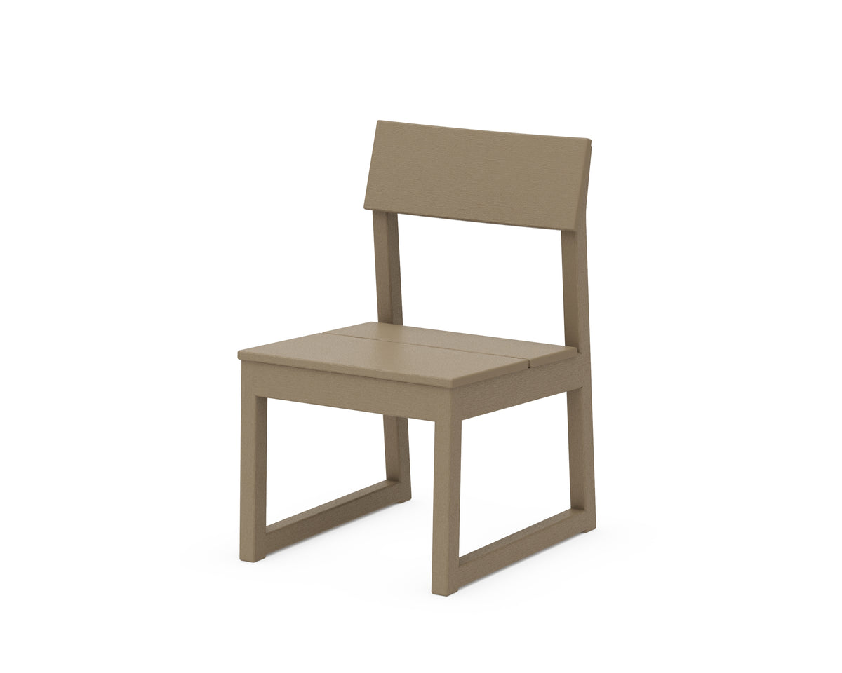 POLYWOOD EDGE Dining Side Chair in Vintage Sahara