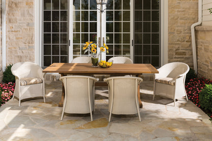 Lloyd Flanders Lloyd Loom Dining Armchair – 1x1 Weave, lifestyle photo 3