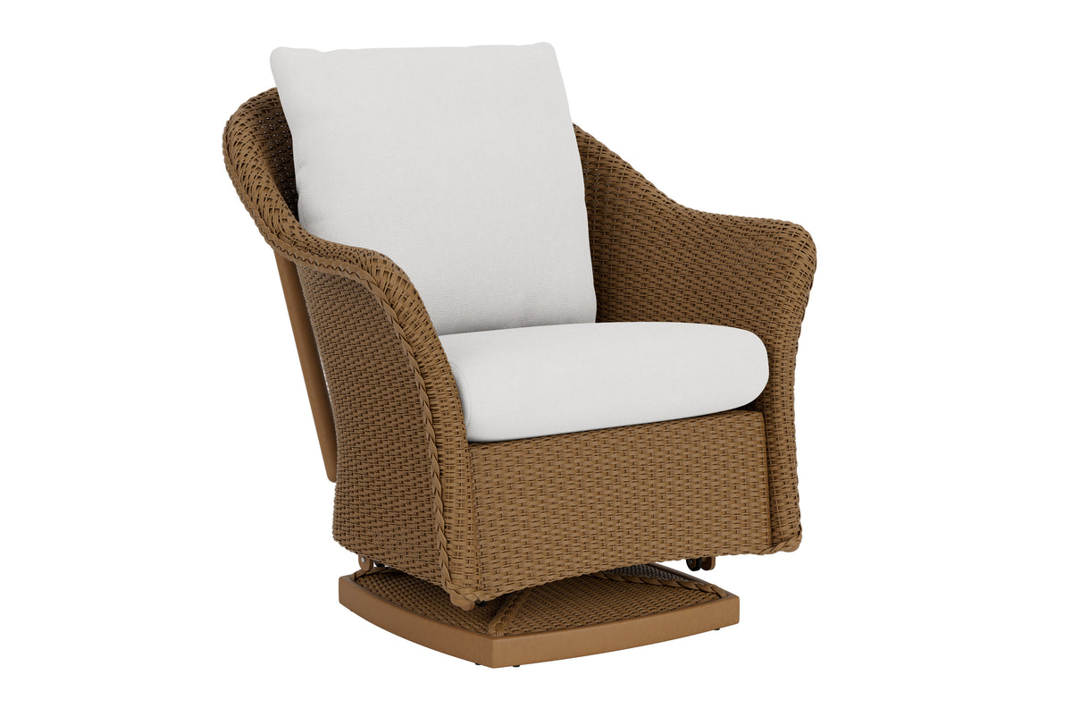 Lloyd Flanders Weekend Retreat Swivel Glider Lounge Chair, lifestyle photo 2
