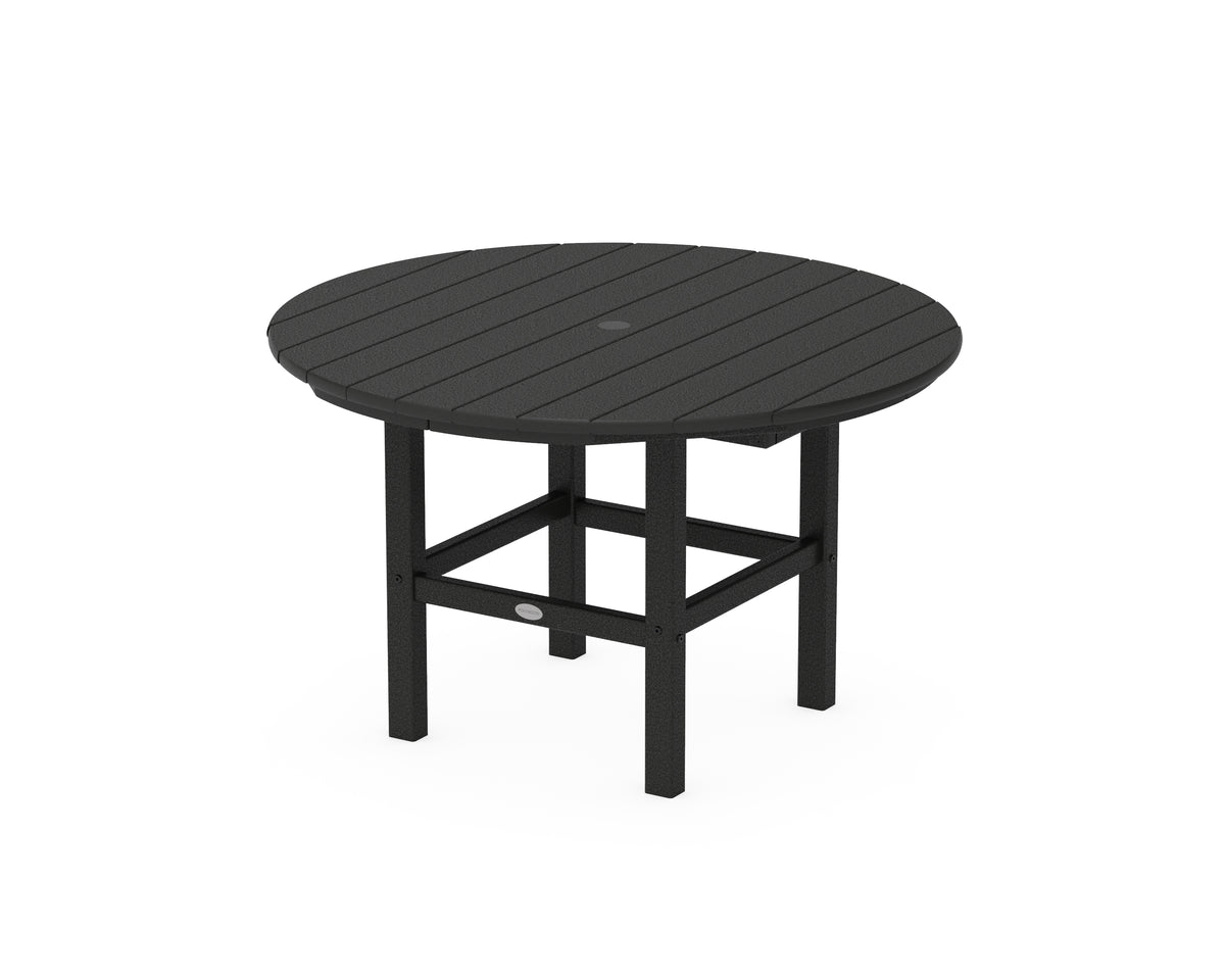 POLYWOOD Kids 37" Dining Table in Black